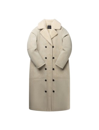 High-Quality Pelican Beige Chiara Coat Fresh Release