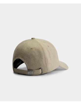 High-Quality Pelican Beige Logo Wool Cap Immediate Availability