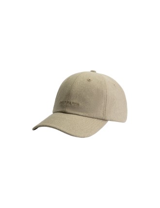 High-Quality Pelican Beige Logo Wool Cap Immediate Availability