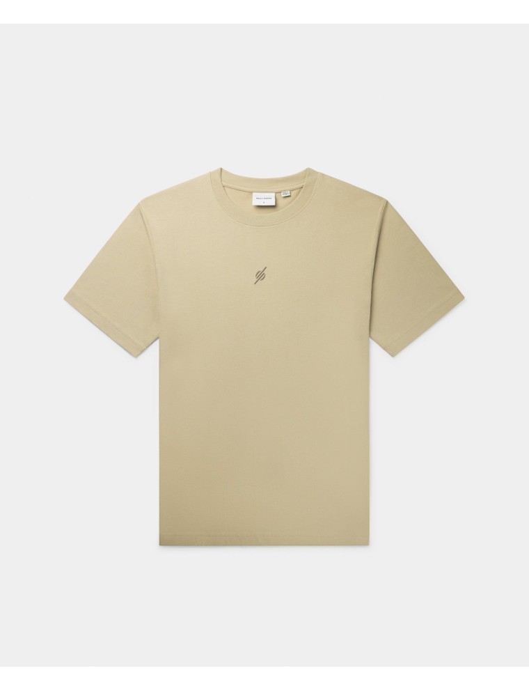 High-Quality Pelican Beige Mono T-Shirt