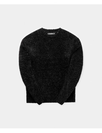 High-Quality Black Dayo Knit Sweater