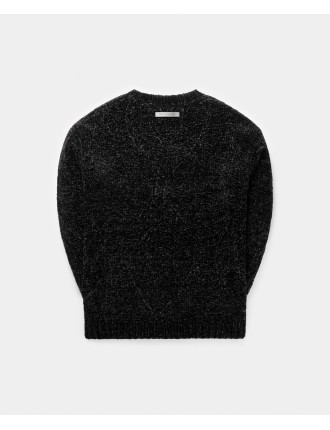 High-Quality Black Dayo Knit Sweater