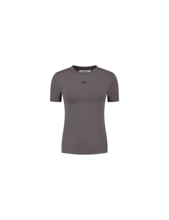 High-Quality Rabbit Grey Unit Fitted T-Shirt Available for Immediate Shipping