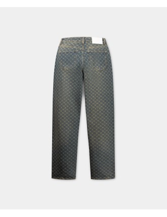 High-Quality Sand Blue Avery Monogram Jeans On Hand Now