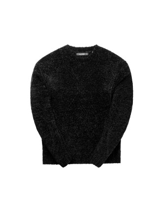 High-Quality Black Dayo Knit Sweater