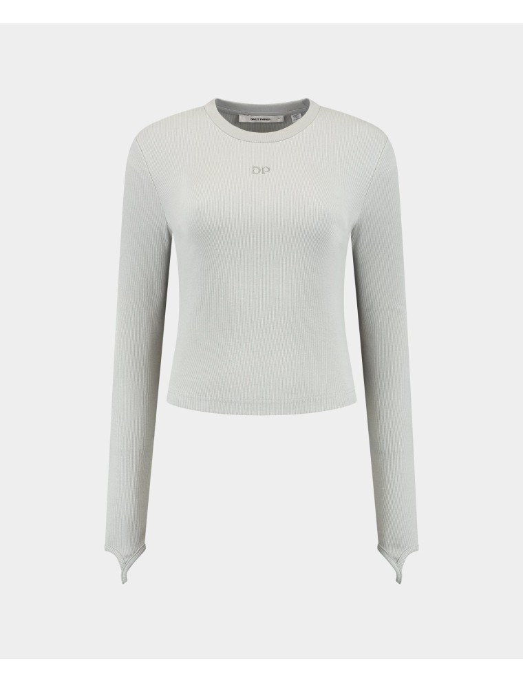 High-Quality Ultimate Grey Logo Rib Top Just In