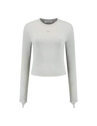 High-Quality Ultimate Grey Logo Rib Top Just In