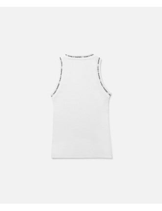 High-Quality White Erib Tank Top Limited Stock