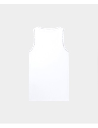 High-Quality White Erib Tank Top Mens Immediate Availability