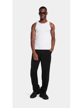 High-Quality White Erib Tank Top Mens Immediate Availability