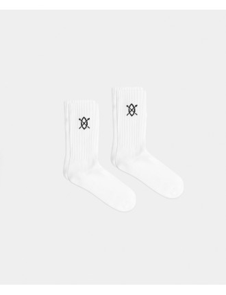 High-Quality White Eshield Sock 2-Pack Available Now