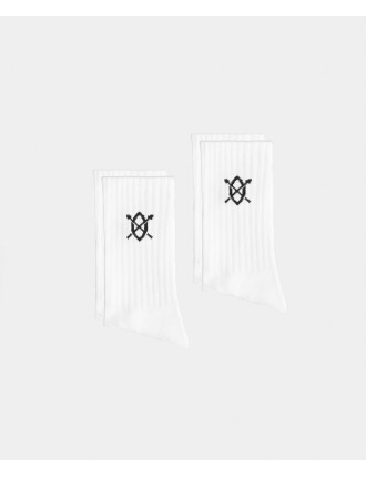 High-Quality White Eshield Sock 2-Pack Available Now