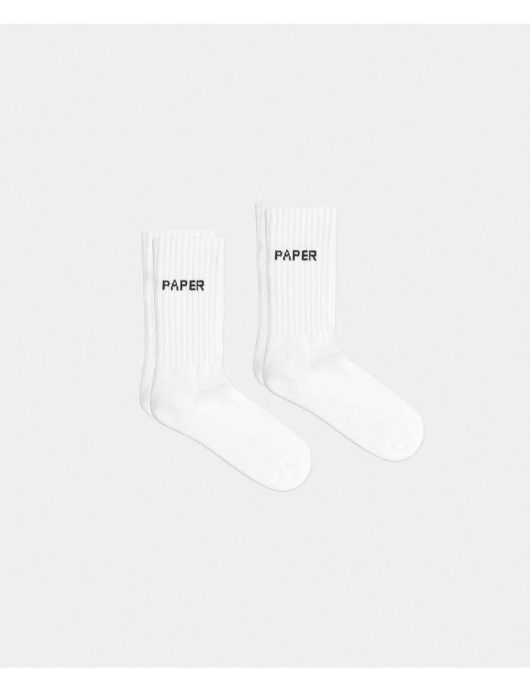 High-Quality White Etype Sock 2-Pack Hot New Item