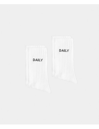 High-Quality White Etype Sock 2-Pack Hot New Item