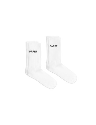 High-Quality White Etype Sock 2-Pack Hot New Item