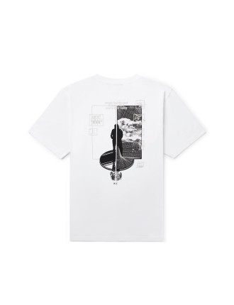 High-Quality White Mirror T-Shirt Available for Immediate Shipping