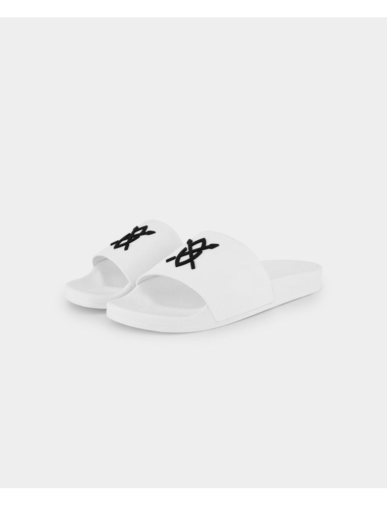 High-Quality White Reslider Sandals On Hand Now