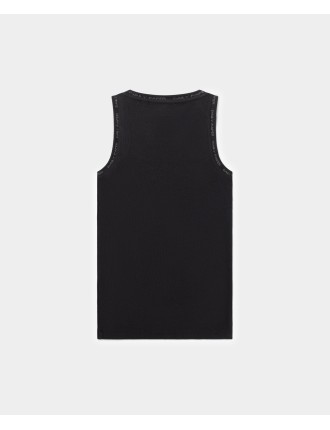 High-Quality Black Erib Tank Top Mens Just Launched