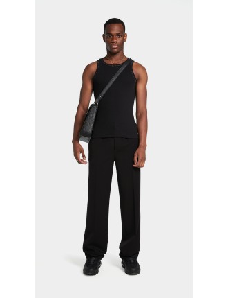 High-Quality Black Erib Tank Top Mens Just Launched