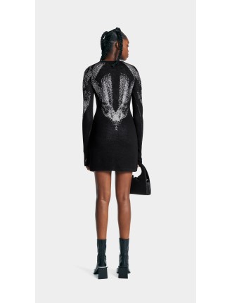 High-Quality Black Inola Knit Dress