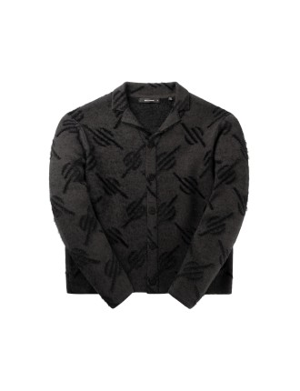 High-Quality Black Kirabo Monogram Knit Cardigan New Release