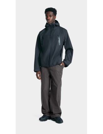 High-Quality Black Kunle Rain Jacket Ready for Shipment