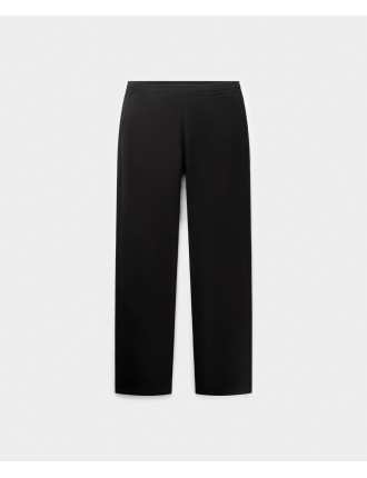 High-Quality Black Mono Rib Pants Available for Immediate Shipping