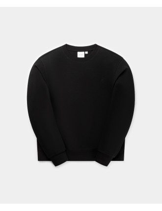 High-Quality Black Mono Rib Sweater New Release