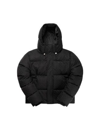 High-Quality Black Monogram Short Puffer Jacket Just Launched