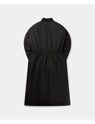 High-Quality Black Oversized Long Bomber Fresh Release