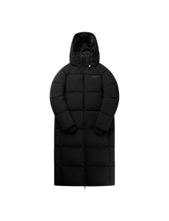 High-Quality Black Relaxed Long Puffer New Stock