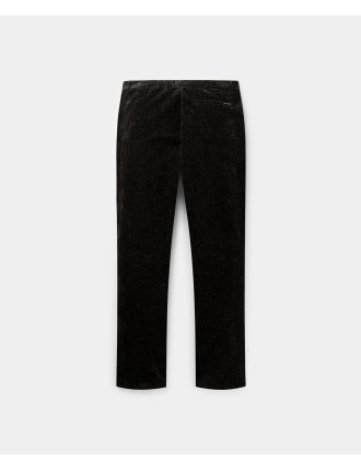 High-Quality Black Zuri Velvet Pants Just In