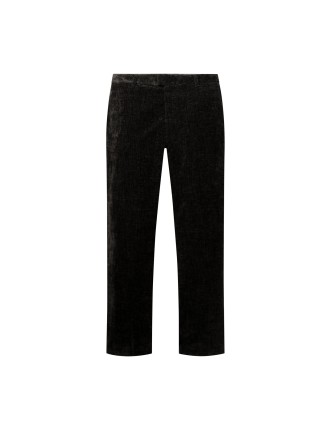 High-Quality Black Zuri Velvet Pants Just In