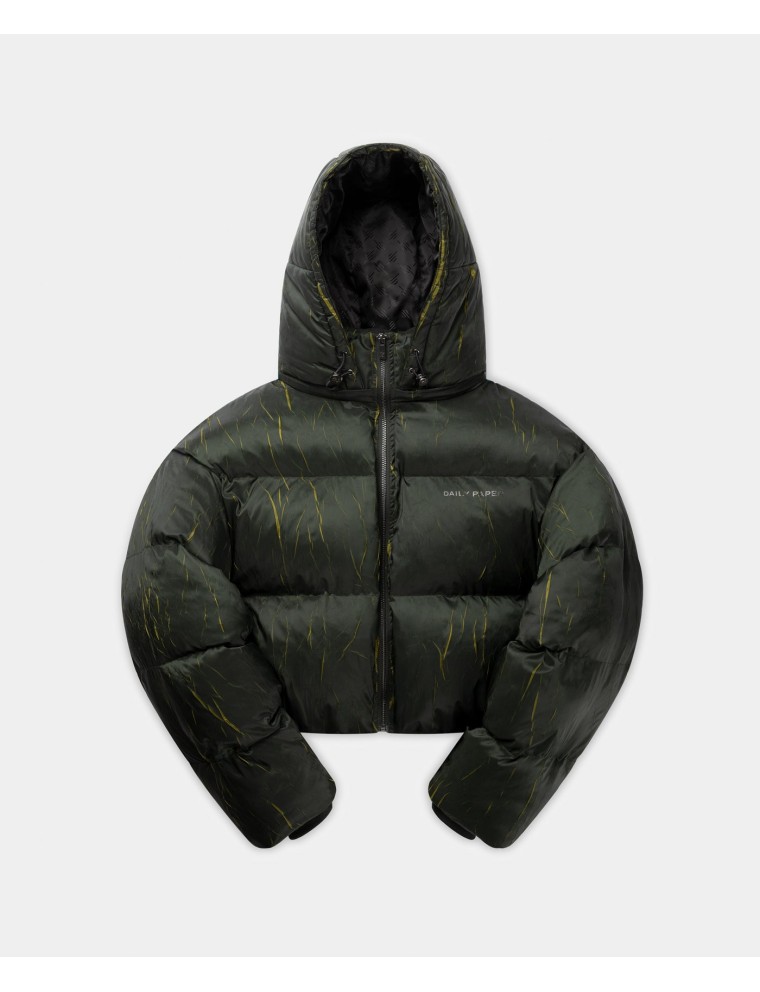 High-Quality Cardamom Green Jorja Puffer Jacket New Collection