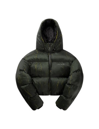 High-Quality Cardamom Green Jorja Puffer Jacket New Collection