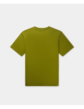 High-Quality Cardamom Green Mono T-Shirt Just In