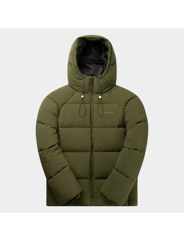 High-Quality Cardamom Green Relaxed Puffer New Release