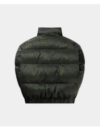 High-Quality Cardamom Green Renako Puffer Jacket Ready for Shipment