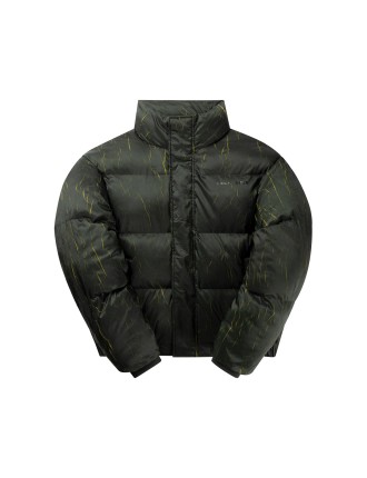 High-Quality Cardamom Green Renako Puffer Jacket Ready for Shipment