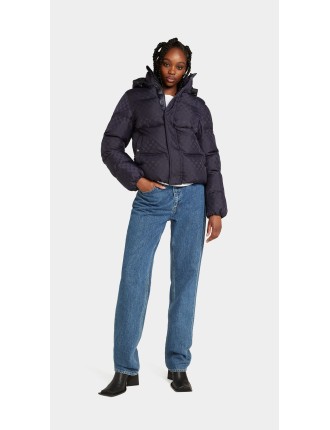 High-Quality Deep Navy Ravan Puffer Jacket Just In