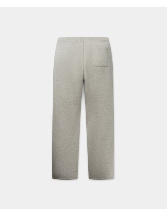 High-Quality Grey Melange Mono Rib Pants Available Now