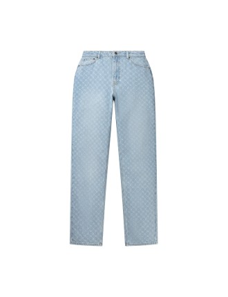 High-Quality Mid Blue Avery Monogram Jeans Ready for Shipment