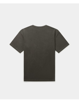 High-Quality Obsidian Black Buffering Oversized T-Shirt Ready for Shipment