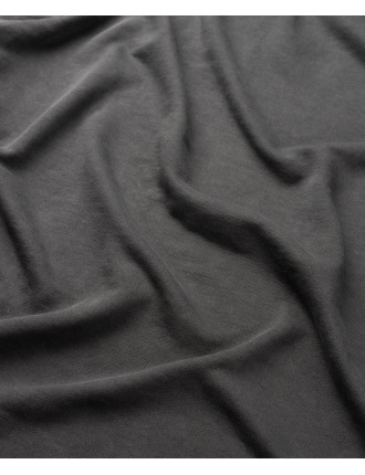 High-Quality Obsidian Black Buffering Oversized T-Shirt Ready for Shipment