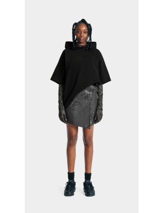 High-Quality Obsidian Black Deylin Trapped Skirt Fresh Release