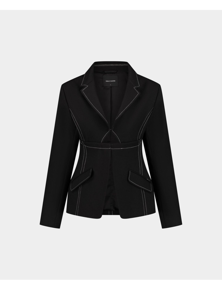 High-Quality Obsidian Black Gianna Blazer Limited Stock