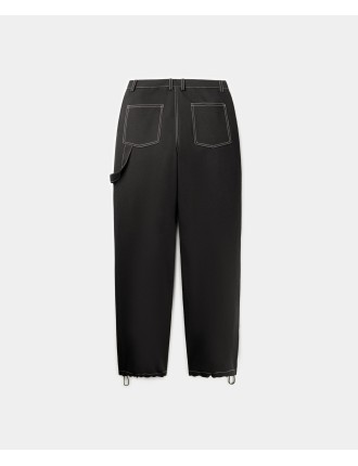 High-Quality Obsidian Black Gianna Cargo Pants Immediate Availability