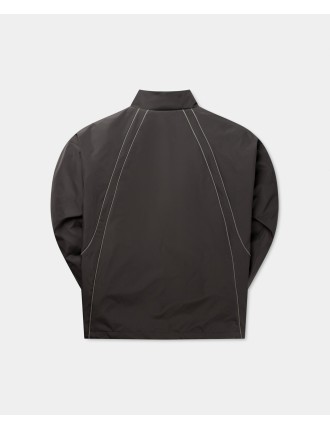 High-Quality Obsidian Black Taye Logo Relaxed Track Jacket New Collection